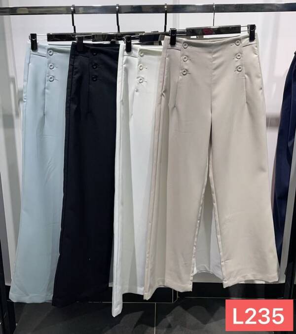 Spodnie damska materiałowe Roz S-2XL, Mix Kolor Paczka 8 szt 1